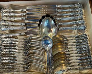 94pc sterling silver flatware service. Buttercup by Gorham