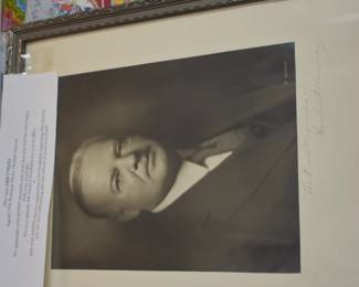 Signed Photo Herbert Hoover