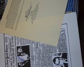 Signed Gerald Ford W/COA