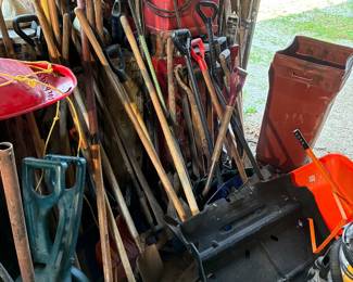 Shovels, rakes and more