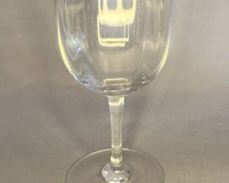 Set of 8 Baccarat Montaigne Optic Wine Glasses
