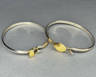 14K and Sterling Silver Bracelets, sold individually