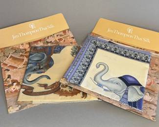 Jim Thompson Thai Silk Scarves 