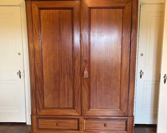 French Louis XIII Style Walnut Armoire