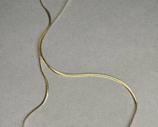 14K Gold and Diamonds Necklace