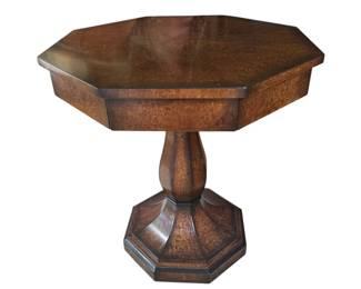 William Switzer Octagonal Biedermeier Side Table - Hand crafted in Karelian Birch Veneers
