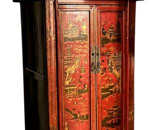 Hand Painted Chinese Cabinet