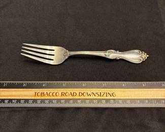S1 - $2500. 35 pc Towle Sterling Silver Flatware Set. 8 dinner forks, 8 salad forks, 9 dessert spoons, 1 dinner spoon, 9 butter knives. Weight available upon request. 
