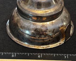 S48 - $225. 92 grams. Sterling Silver Wine Funnel. 