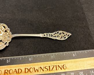 S17 - $55. 18 gram M.W. Galt brothers & CO. sterling silver berry spoon