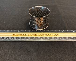 S44 - $45. 20 Grams, Sterling silver Napkin Ring. 