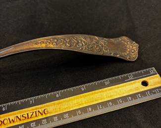 S42 - $325. 200 grams, Sterling Silver Ladle. 