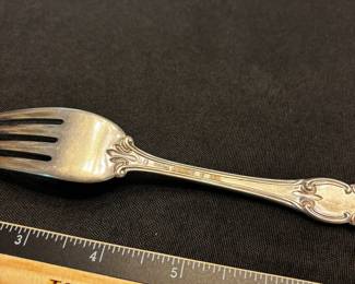 S1 - $2500. 35 pc Towle Sterling Silver Flatware Set. 8 dinner forks, 8 salad forks, 9 dessert spoons, 1 dinner spoon, 9 butter knives. Weight available upon request. 
