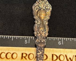 S19 - $35. 22 grams, sterling silver dessert spoon.