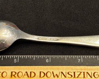 S2 - $7,000. 121pc Steiff Sterling Silver Flatware Set. Monogrammed "D". 17 dinner forks, 19 salad forks, 12 dinner knives, 6 butter knives, 1 fish knife, 10 iced tea spoons, 10 soup spoons, 11 dessert spoons, 8 dinner spoons, 11 butter/cheese spreaders, 7 serving spoons, 2 serving forks, 2 gravy ladles, 2 pie/cake serving spatulas, 1 small ladle, 1 olive fork, 1 carving fork. Weight available upon request. 