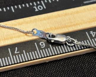 S61 - $45. Sterling Necklace & Pendant from Kay Jewelers in Original Box. 