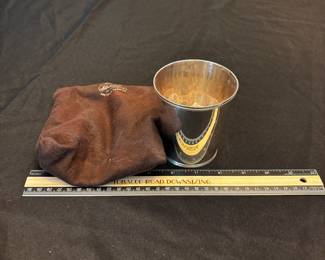 S47 - $160. 102 grams, Sterling Silver Cup. 