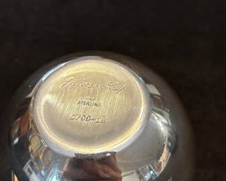 S38 - $950. 586 grams, 4 pc, Steiff sterling Jefferson Cups.