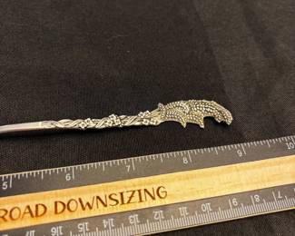 S16 - $40. 12 gram sterling silver olive spoon