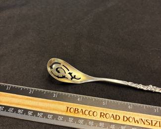 S16 - $40. 12 gram sterling silver olive spoon