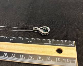 S61 - $45. Sterling Necklace & Pendant from Kay Jewelers in Original Box. 
