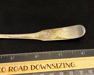 S15 - $50. 30 gram sterling silver spoon. Makers mark S.W