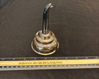 S48 - $225. 92 grams. Sterling Silver Wine Funnel. 