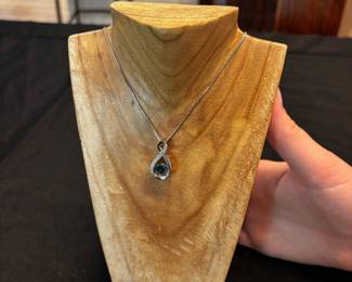 S61 - $45. Sterling Necklace & Pendant from Kay Jewelers in Original Box. 