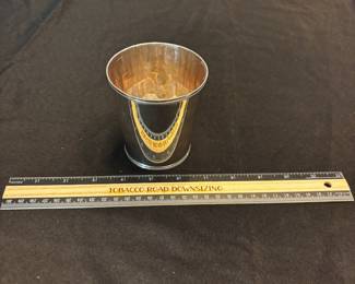 S47 - $160. 102 grams, Sterling Silver Cup. 