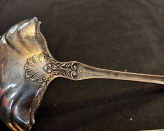 S42 - $325. 200 grams, Sterling Silver Ladle. 