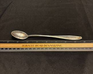 S2 - $7,000. 121pc Steiff Sterling Silver Flatware Set. Monogrammed "D". 17 dinner forks, 19 salad forks, 12 dinner knives, 6 butter knives, 1 fish knife, 10 iced tea spoons, 10 soup spoons, 11 dessert spoons, 8 dinner spoons, 11 butter/cheese spreaders, 7 serving spoons, 2 serving forks, 2 gravy ladles, 2 pie/cake serving spatulas, 1 small ladle, 1 olive fork, 1 carving fork. Weight available upon request. 