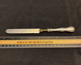 S11 - $25. Single - Sterling Silver Dinner Knife.