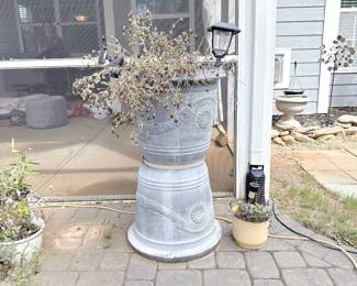 Grey Urn Planters