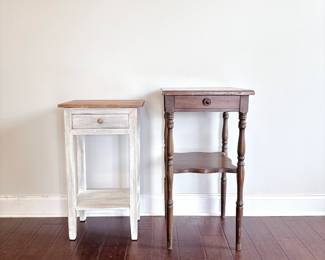 Vintage Wooden Side Tables