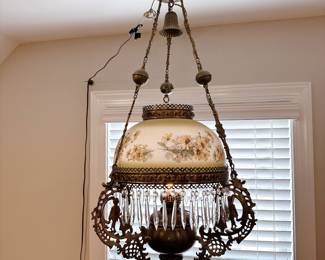 Ornate Vintage-Style Hanging Lamp