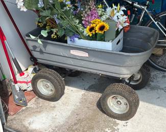 Wagon with Flowers