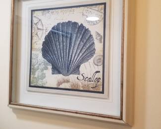 Scallop shell art