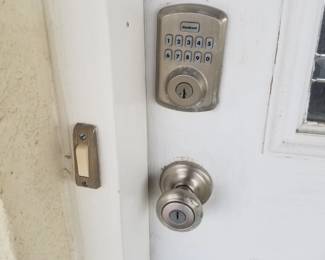 Entry door with electronic lock - two doors available
