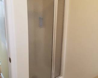 Glass shower door