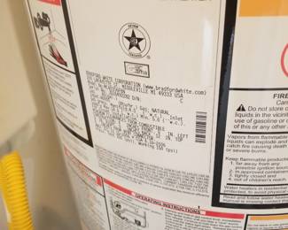 40-gallon gas hot water heater