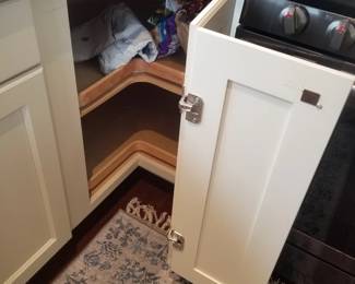 WOLF cabinetry detail: lazy Susan