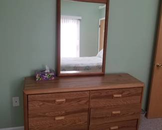 6-drawer dresser with mirror