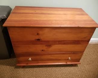 Blanket chest with drawer