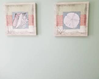 Shell & sand dollar art