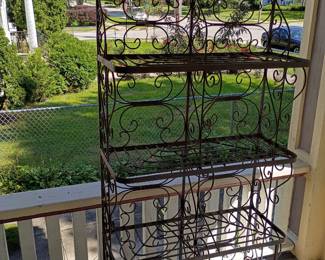 Wrought iron rack