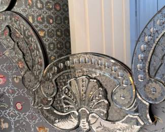 Venetian  mirror 49"h x 33"w