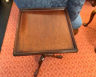 Candle stand side table from Caledonian 25"h x 11" square