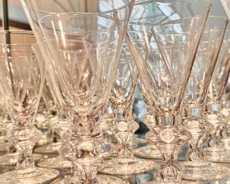 Steuben Goblets 17 pc. 7"
