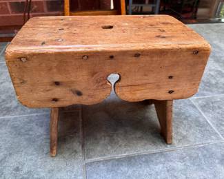 Antique wooden stool