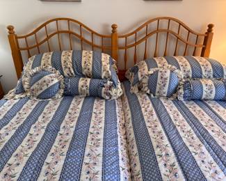Lexington king pine headboard